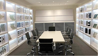 Customized Tile Display Cabinets for Australia Tile Showroom