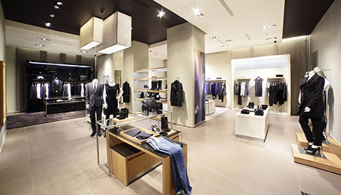 Dubai Luxury Garment Store Fixtres